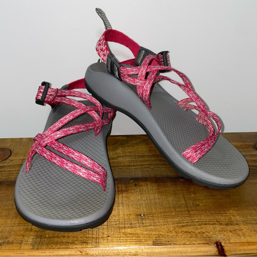 Chaco ZX1 Big Kids Double strap Ecotread sandal Size 5